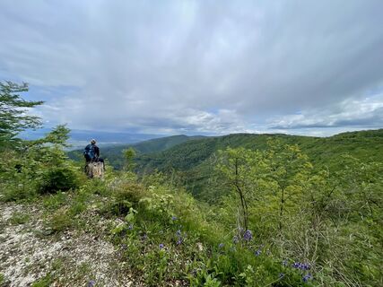 Foto von Mitja Kuzman entlang der Tour