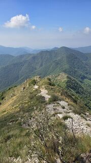 Photo de Andrea Inserra le long du parcours