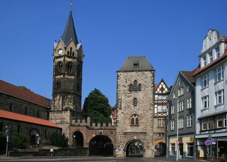 Nikolaikirche und Nikolaitor Eisenach