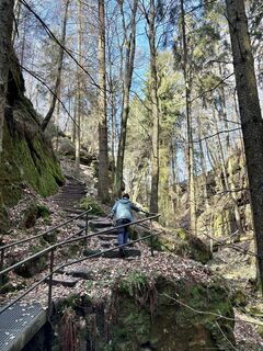 Zdjęcie z berg-wanderer wzdłuż trasy