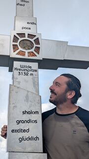 Foto von Klaus Lehner entlang der Tour