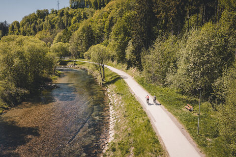 Radfahren am Traisental-Radweg