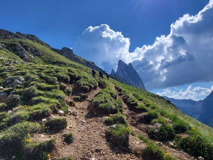 Photo de Judith Mairhofer le long du parcours