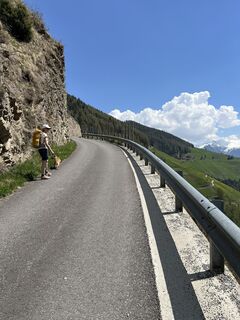 Foto von Peter Schäfer entlang der Tour