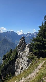 Foto von Klementina Gartner entlang der Tour