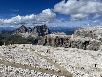 Foto da Wido lungo il tour