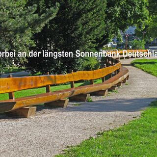 Längste Sonnenbank Deutschlands