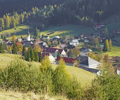 Blick auf Bad Bleiberg