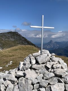 Zdjęcie z Elisabeth Wiesmayr wzdłuż trasy