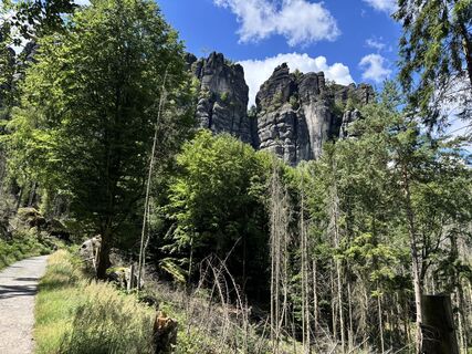 Photo de Erik Schwarz le long du parcours