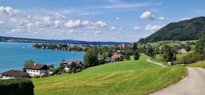 Photo de Claudia Maurer le long du parcours