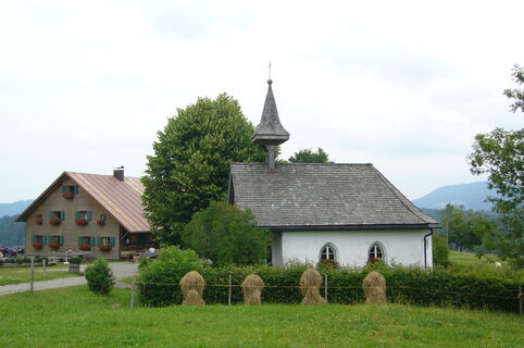 Die Königsalpe mit Kapelle