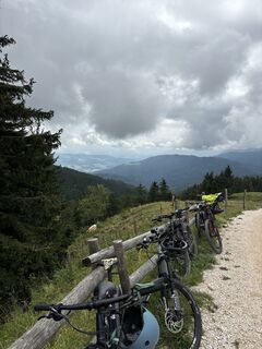 Foto von Heinz Sperl entlang der Tour