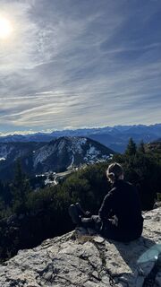 Foto von Leon entlang der Tour