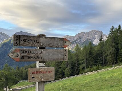 Foto von Petra Egger entlang der Tour