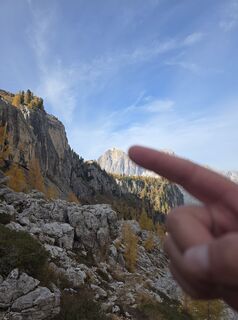 Foto von Mădălin entlang der Tour