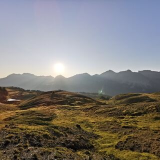 Blick über's Scheideggseeli ins obere Schanfigg