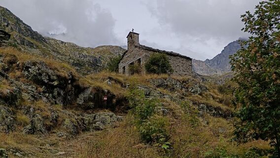 Foto de Maurizio Dell'acqua a lo largo del recorrido