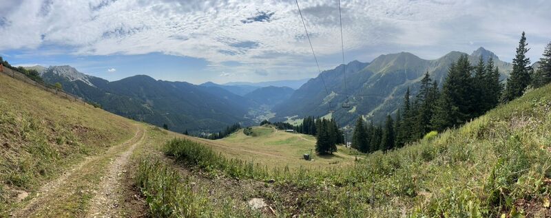 Foto von Tim entlang der Tour