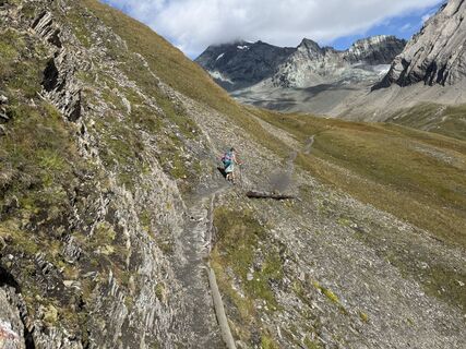 Foto von Richard Huber entlang der Tour