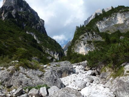 Abzweigung zum Zustieg
