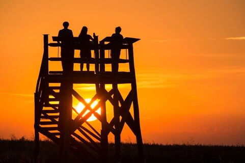 Sonnenuntergang auf der Hirn-Gallenberg-Tour