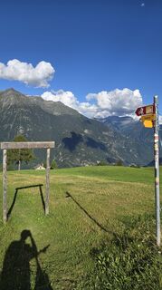 Foto von Sandro Hüppi entlang der Tour