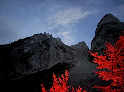 Foto de Florian König a lo largo del recorrido