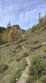 Foto de Julia Ploner a lo largo del recorrido