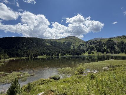 Foto de Gerti Glettler a lo largo del recorrido