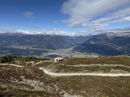 Fotografia z Anna-Maria Streller na trase