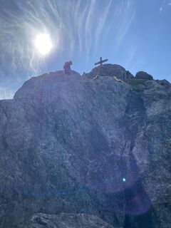 Foto de Edwin Wulz a lo largo del recorrido