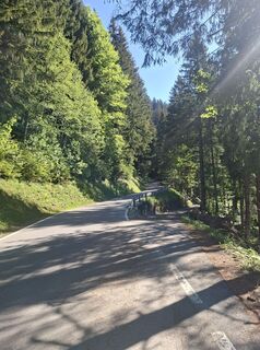 Foto von Karl-Heinz Martin entlang der Tour