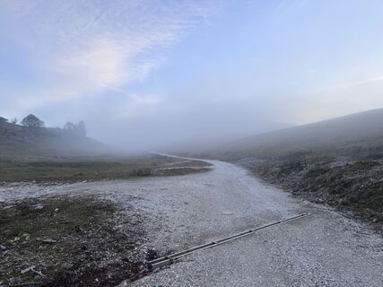 Fotografia z Davide bizzotto na trase