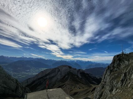 Foto von Denise Lüthi entlang der Tour