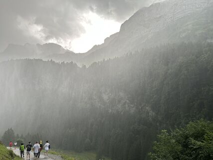 Foto von Daniel Muriset entlang der Tour