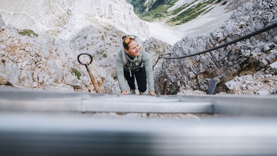 Wanderin auf der Himmelsleiter