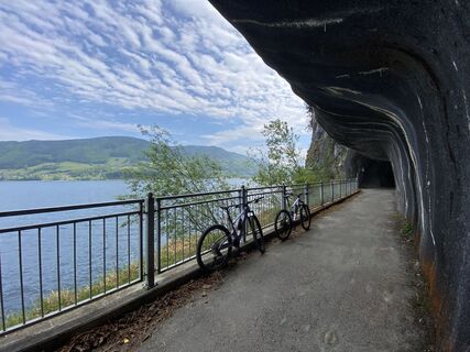 Foto von Sven Krieblin entlang der Tour