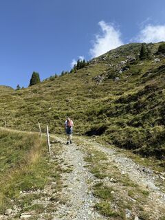 Foto von Sarah Dürr entlang der Tour
