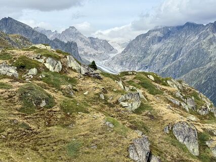 Foto von Käthi Schönbächler entlang der Tour