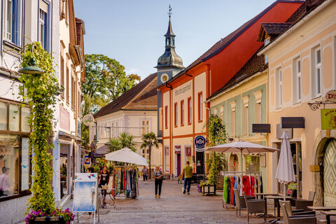 Wienerstraße in der Innenstadt Hartberg