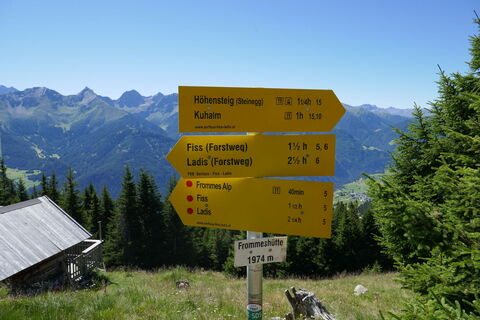 Höhensteig,Möseralm - Steinegg-Frommeshütte