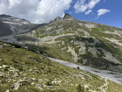 Photo de Oskar Vogel le long du parcours