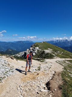 Foto von Eveline Schnur entlang der Tour