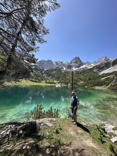 Photo de Emmerich Wagner le long du parcours