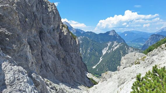 Foto von Erika Gärber entlang der Tour