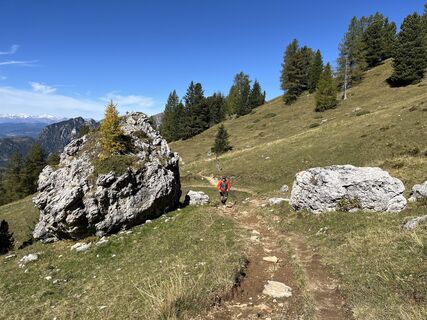 Foto von Sandra Wagemans entlang der Tour