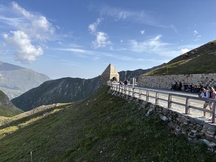 Foto von Heinz Sperl entlang der Tour