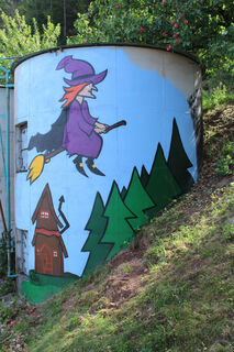 Silo beim Berggasthaus Wandersruh auf dem Lautenbacher Hexensteig