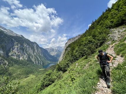 Foto von Sascha Nachtnebel entlang der Tour